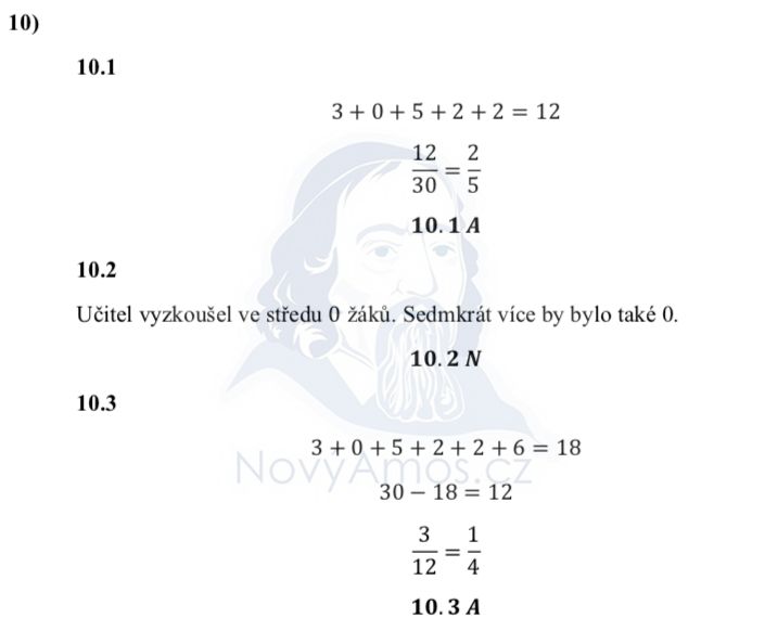 Přijímací test z matematiky pro šestileté obory - ostrý 2022- 2. termín- řešení úlohy 10