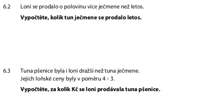 Přijímací test z matematiky na střední školy pro šesileté obory - ostrý 2022-2. termín - zadání úlohy 6