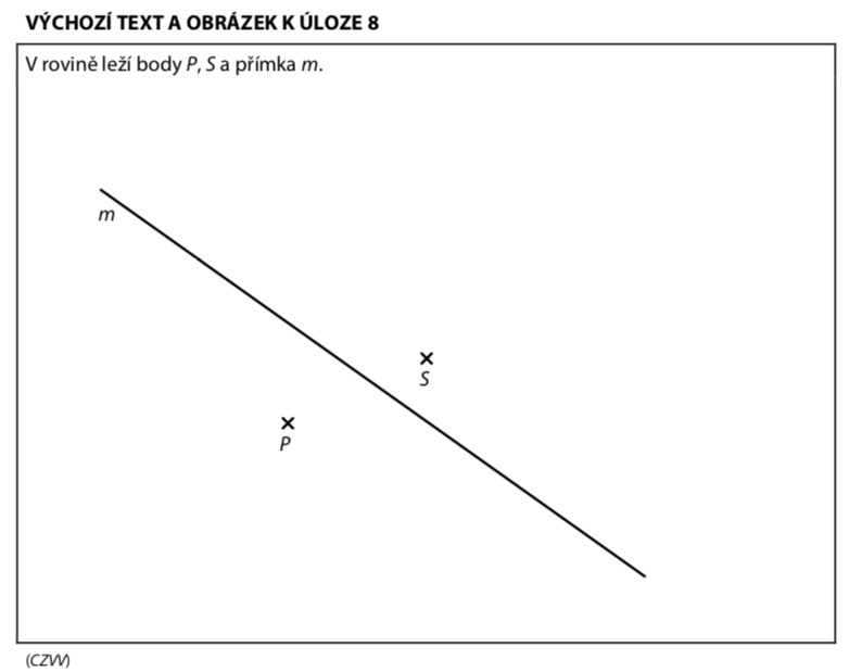 Přijímací test z matematiky na střední školy pro šesileté obory - ostrý 2022-2. termín - zadání úlohy 8