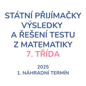 Řešení přijímacího testu z matematiky pro šestileté obory 2025 1. náhradní termín